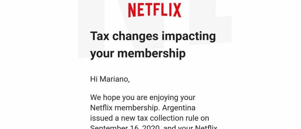 Confirmado: Netflix aplicará el impuesto del 35% en todas sus facturas