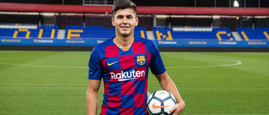Una joven promesa que se fue libre de Boca se entrena con el Barcelona
