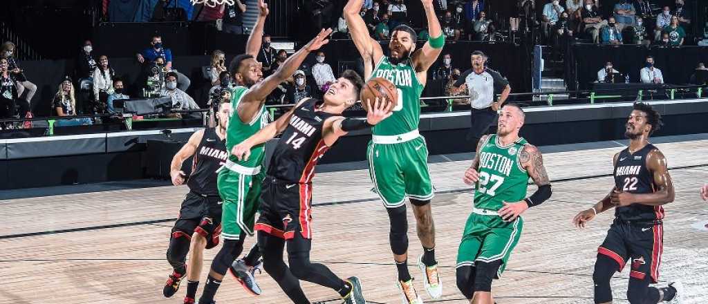 NBA: Miami Heat derrotó a Boston Celtics y está a un partido de la final