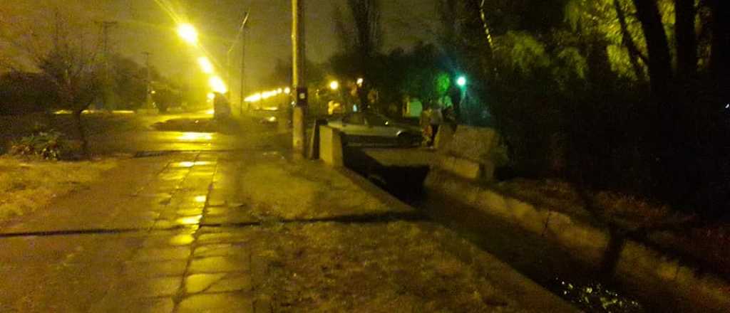 San Rafael: choc&oacute; contra un &aacute;rbol porque "se le corri&oacute;" el auto