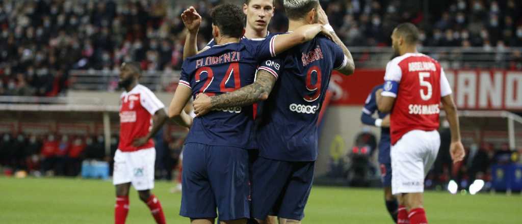 Mauro Icardi marcó dos goles en la victoria de París Saint-Germain
