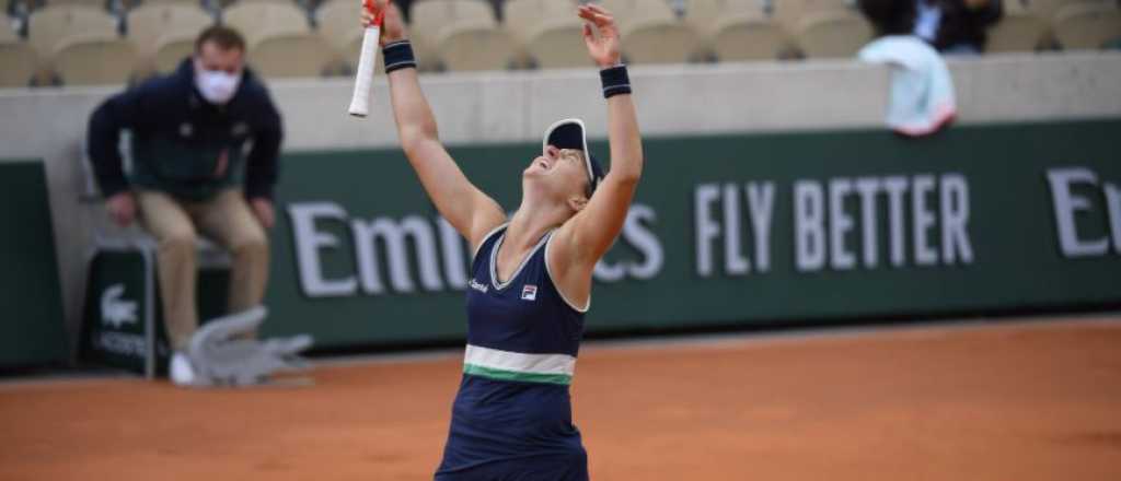 Podoroska le ganó a Krejcikova y está en cuartos de final de Roland Garros