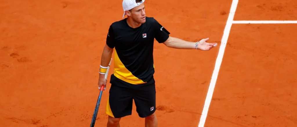 Schwartzman y la insólita calentura con Chela, su entrenador