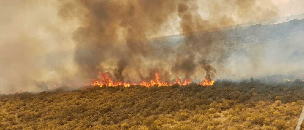 Incendios: alarma en Tupungato y piden ayuda a los vecinos 
