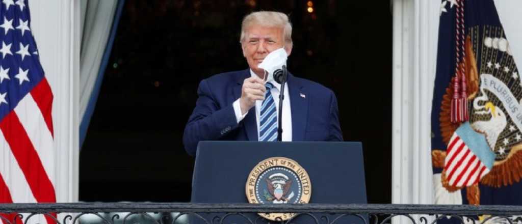 Trump reapareci&oacute; en un acto de campa&ntilde;a despu&eacute;s del positivo en coronavirus