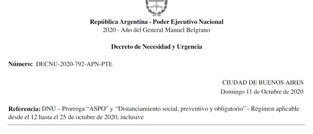 Este es el decreto que env&iacute;a al Gran Mendoza, Tunuy&aacute;n y Tupungato a Fase 1