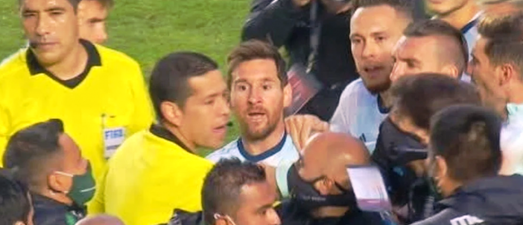 Messi, enojado: el "¿Qué te pasa, pelado?" que casi termina a las trompadas
