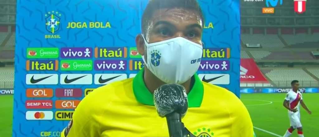 Video: Casemiro se enojó en una entrevista y dejó pagando al periodista