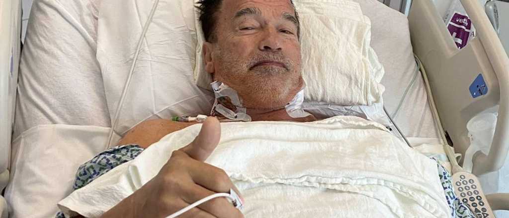 Schwarzenegger fue operado del corazón y ya salió a caminar 