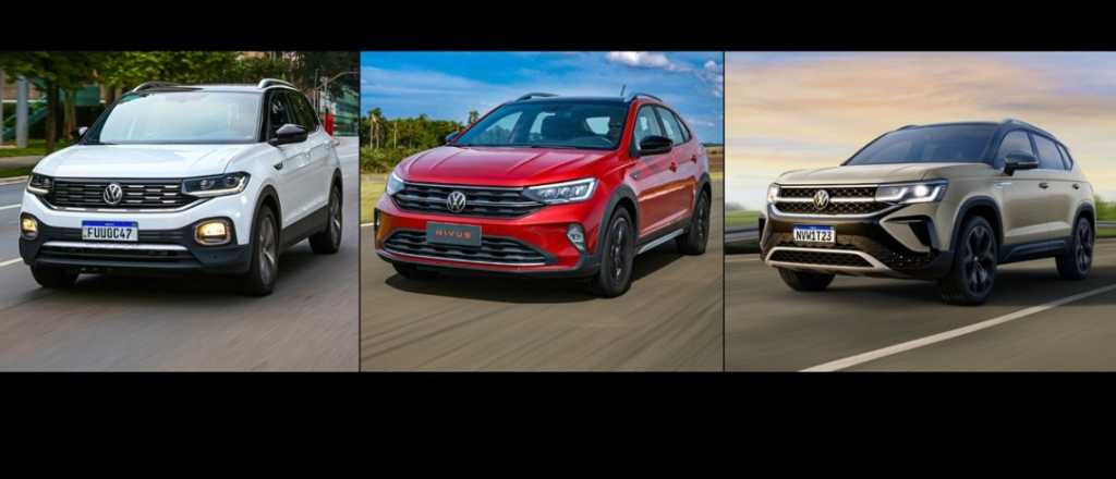 T-Cross, Nivus y Taos: así quedarán posicionados los SUV de Volkswagen