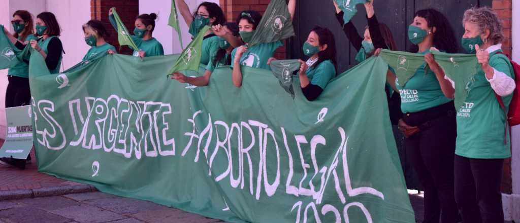 Feministas exigieron en la Quinta de Olivos aborto libre