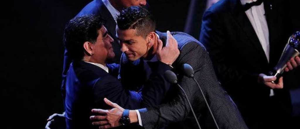 Cristiano Ronaldo saludó a Maradona por su cumpleaños