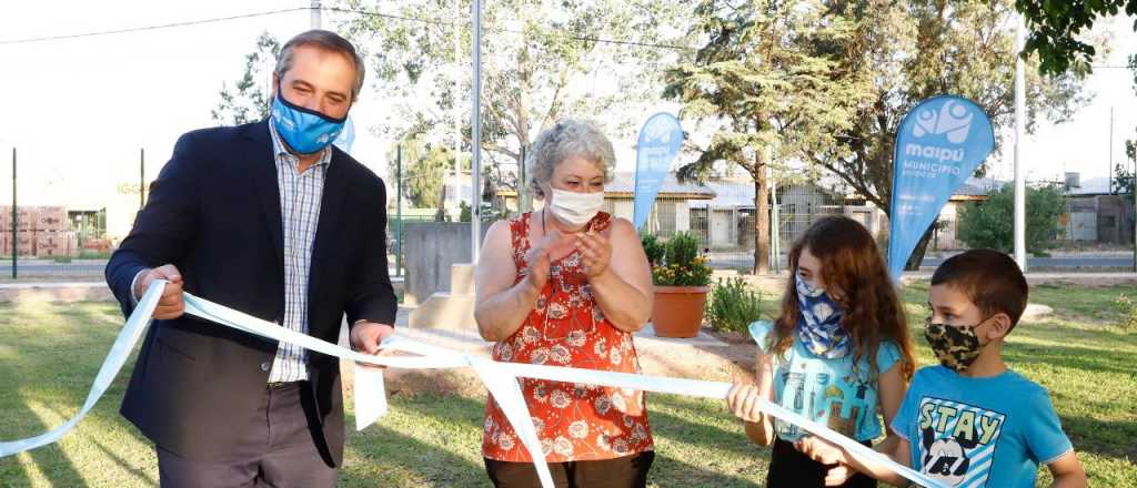 Maipú reinauguró la Plaza del barrio Nerviani