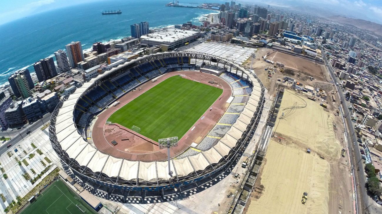 Desde el aire, todos los estadios de la Copa América Chile 2015