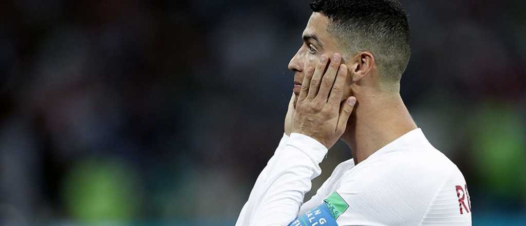 Cristiano Ronaldo se erró un gol increíble y explotó de bronca