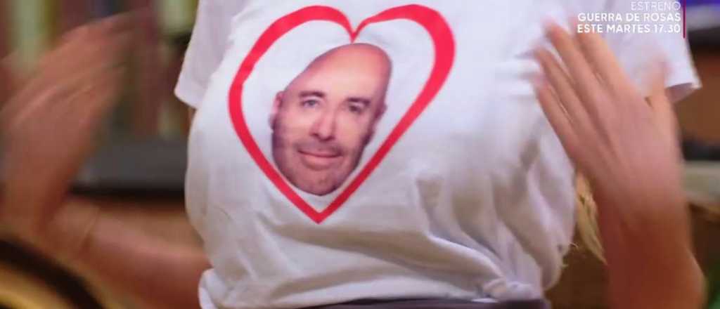 La reacci&oacute;n de Martitegui por la remera de Vicky Xipolitakis