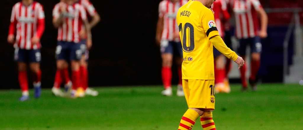 Preocupante estadística de Messi vs. Atlético de Madrid