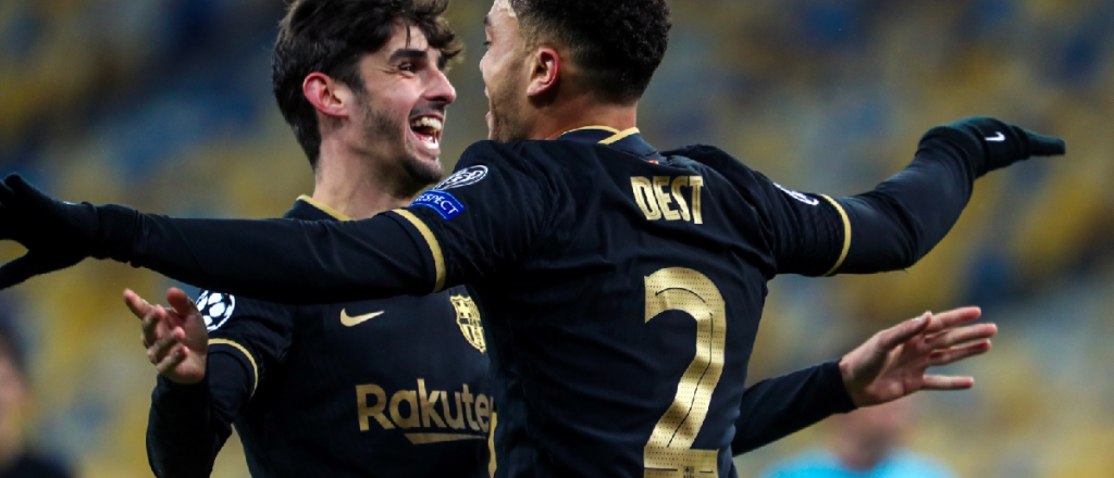Sin Messi, Barcelona gole&oacute; a Dinamo Kiev