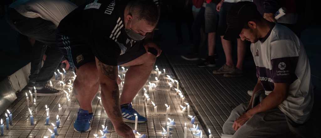 La despedida &iacute;ntima de la familia de Maradona