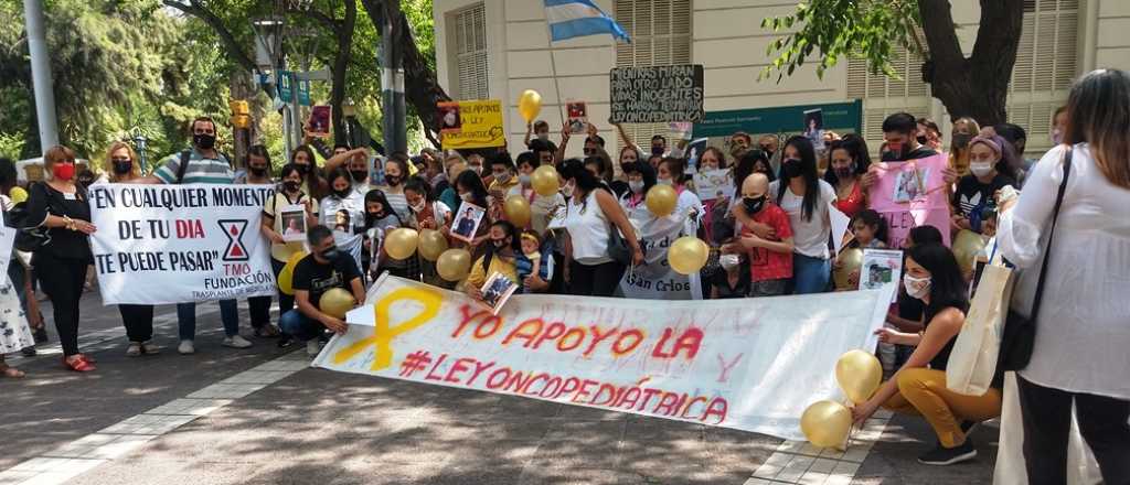 Padres y ni&ntilde;os pidieron por la Ley Oncopedi&aacute;trica de Mendoza