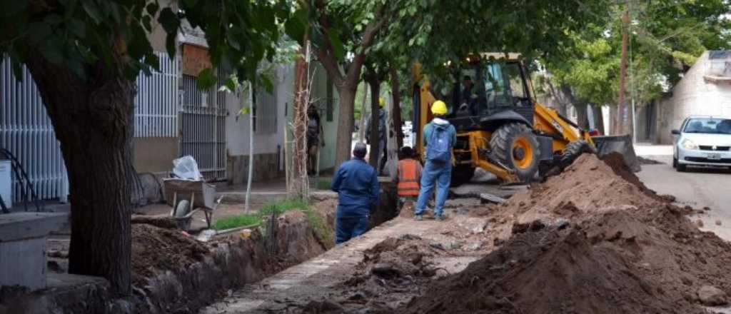 Guaymallén finaliza los drenajes en Belgrano