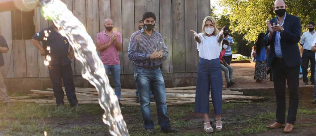 Fabiola Ya&ntilde;ez fue a Misiones a inaugurar... &iquest;un ca&ntilde;o?