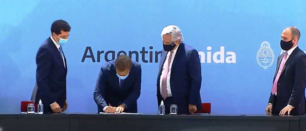 Alberto Fernández y Suarez firmaron el Consenso Fiscal 2020
