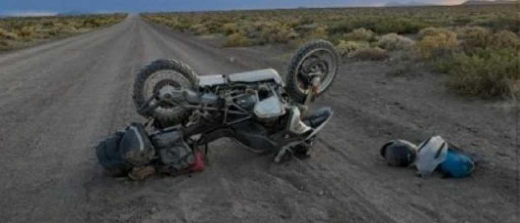 Grave accidente en moto de un turista de Mendoza en San Rafael
