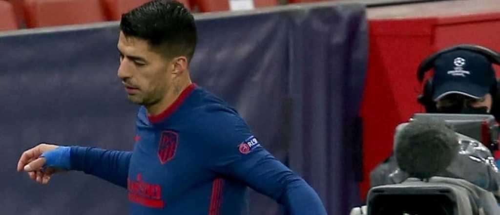 Simeone lo reemplazó y Luis Suárez explotó en el banco