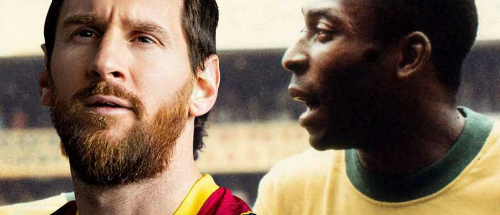 Pelé es un fuera de serie: el mensaje que le mandó a Messi 