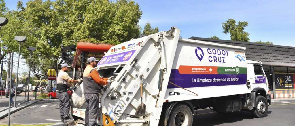 Así será la recolección de residuos para Año Nuevo en Godoy Cruz