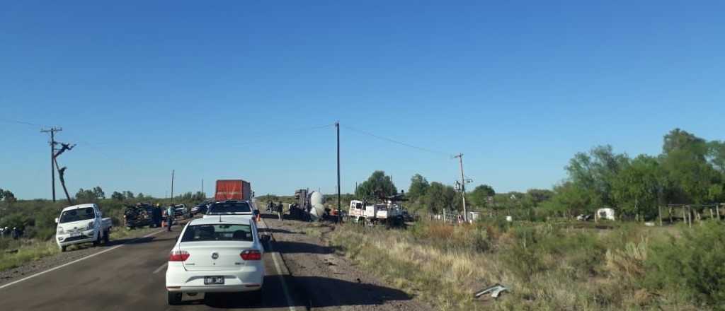 Saquearon un camión de vino que volcó en Mendoza