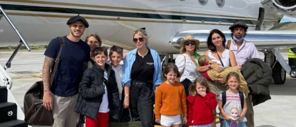 Wanda y Zaira Nara alquilaron un avi&oacute;n privado para viajar al Sur