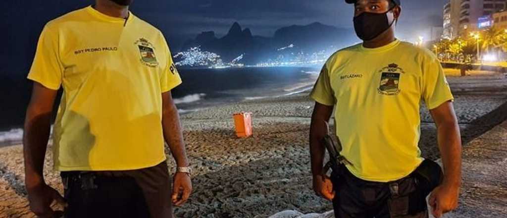 Las playas de Río, sin basura tras la suspensión de festejos