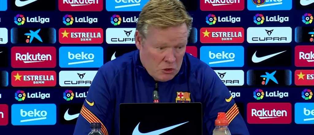 Koeman le volvió a decir que "lo mejor es que se vaya"