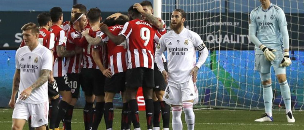 Athletic eliminó a Real Madrid y no habrá final de Supercopa contra Barcelona