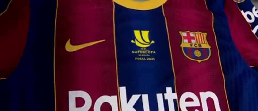 La camiseta especial del Barcelona para la final de la Supercopa