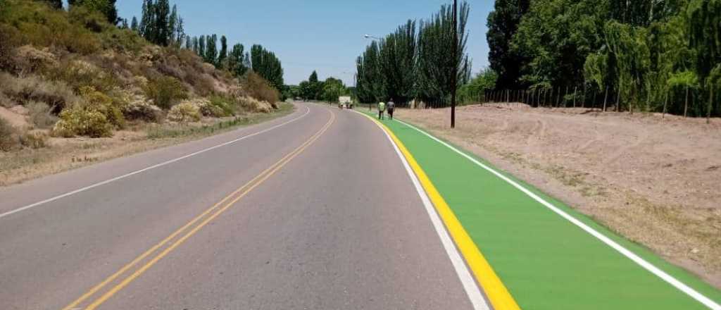 Luján de Cuyo finalizó casi 5 kilómetros nuevos de ciclovías