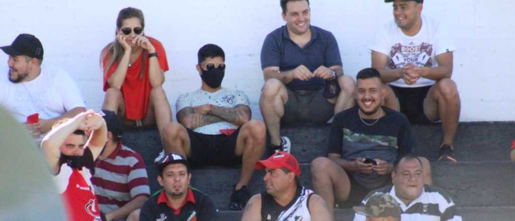 Enzo P&eacute;rez, en Mendoza, fue a ver el partido de Maip&uacute;