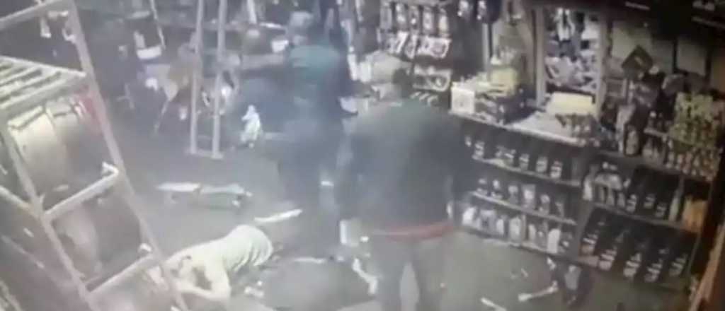 Video: asesinaron al dueño de un lubricentro en un robo