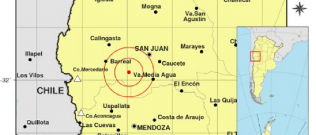 Fuerte temblor se sintió en Mendoza