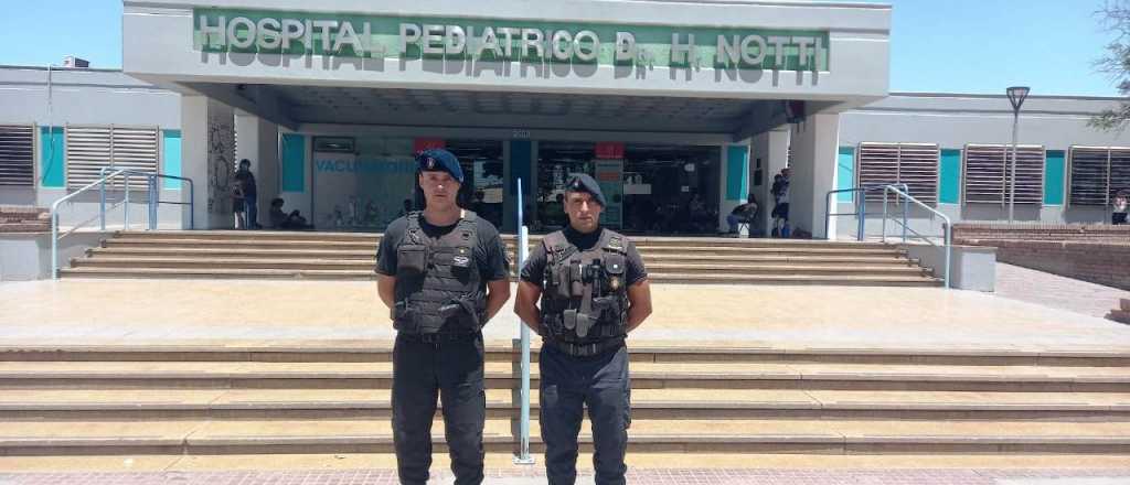 Polic&iacute;as reanimaron y salvaron a una beb&eacute; de 5 meses en Guaymall&eacute;n