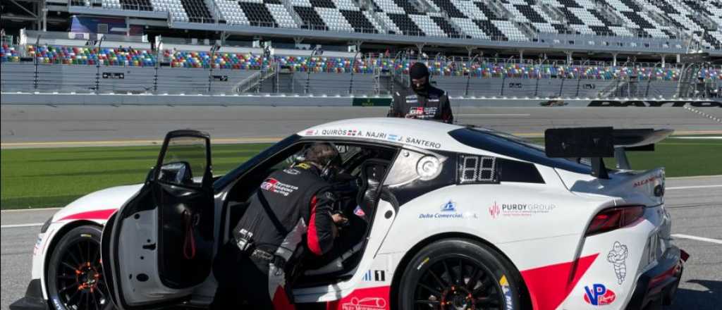 La emoción de Santero al lograr una excelente posición en Daytona