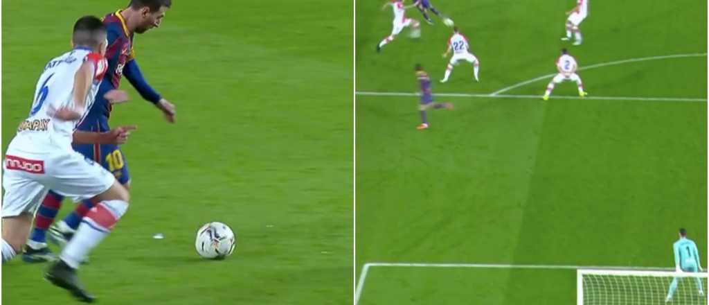 El tremendo golazo de Messi al Alavés: le voló el arco