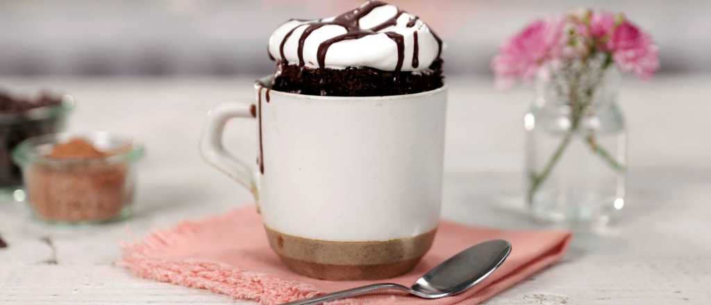 Mug Cake, una opción dulce para preparar sin horno y sin ensuciar