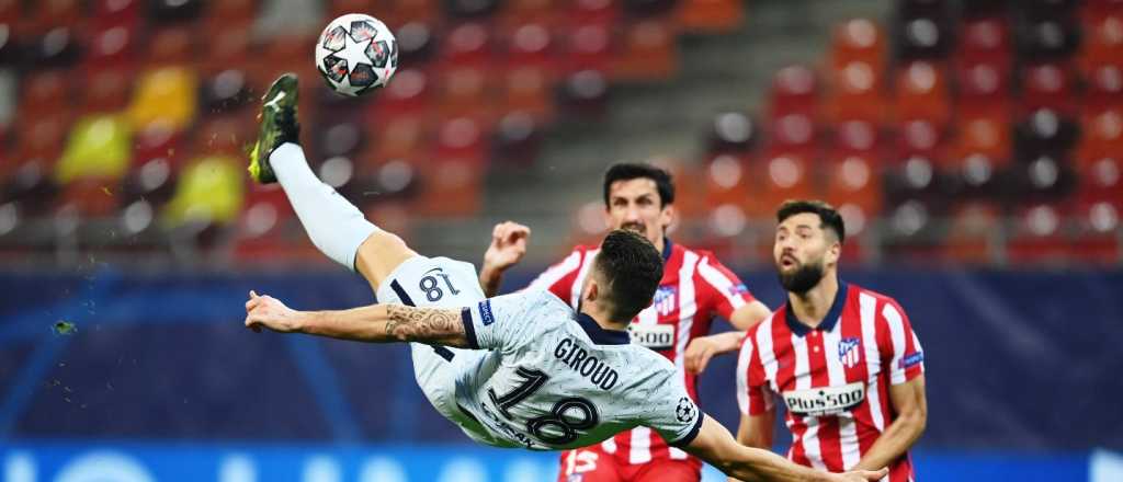 El Atlético de Madrid perdió por un golazo de chilena