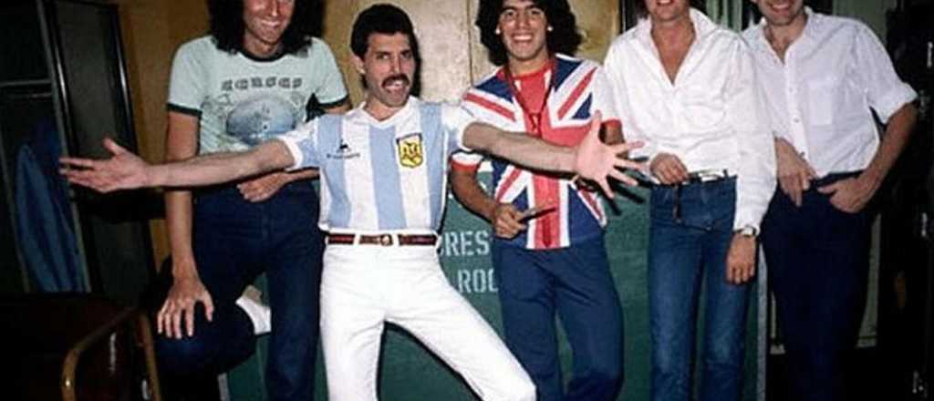 La verdadera historia detr&aacute;s del encuentro entre Maradona y Queen