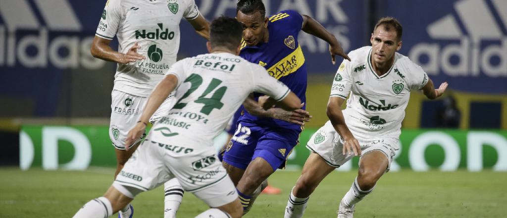 Boca empat&oacute; con Sarmiento y no puede ganar en La Bombonera
