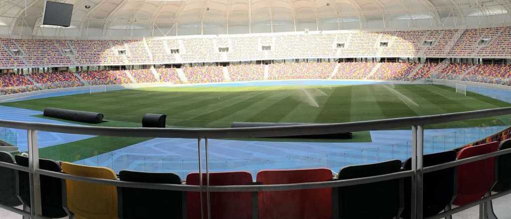 El lujoso palco VIP de Zamora en el nuevo estadio de Santiago del Estero