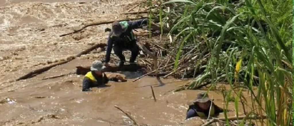 Video: los minutos previos a la ca&iacute;da de seis personas al r&iacute;o en Salta